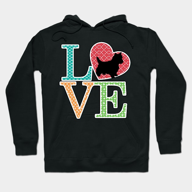 Love cairn terrier best cairn terrier Hoodie by williamarmin